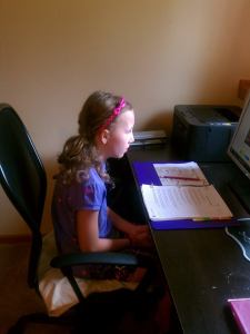 Hard at work! I love their eagerness and enthusiasm to learn!